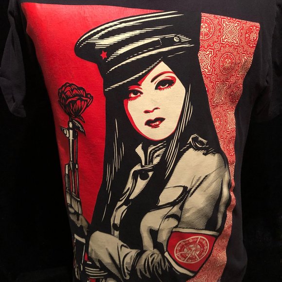 Obey Other - Obey Peace Guard T Shirt Medium M Vintage Out Of Print Shepard Fairey